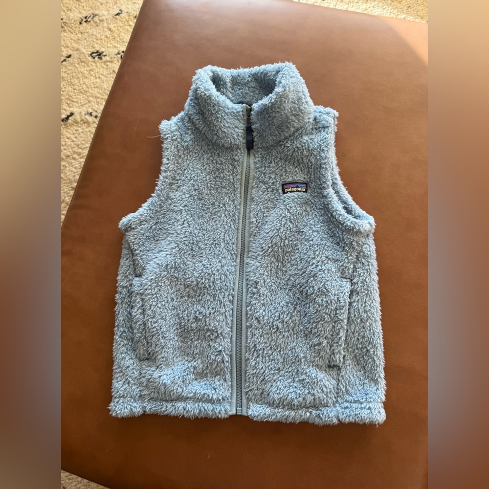 Patagonia Girls Vest NWT Light Blue Size 7/8
